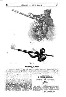 Semanario pintoresco español Sonntag 19. September 1852