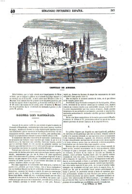 Semanario pintoresco español Sonntag 3. Oktober 1852