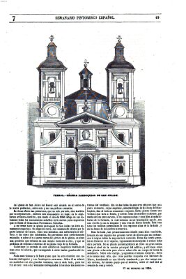 Semanario pintoresco español Sonntag 12. Februar 1854