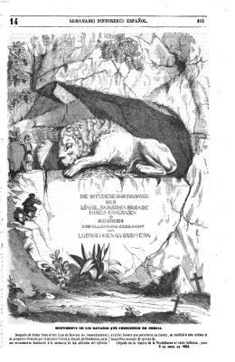 Semanario pintoresco español Sonntag 2. April 1854