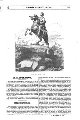 Semanario pintoresco español Sonntag 18. November 1855