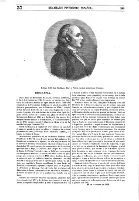Semanario pintoresco español Sonntag 14. September 1856