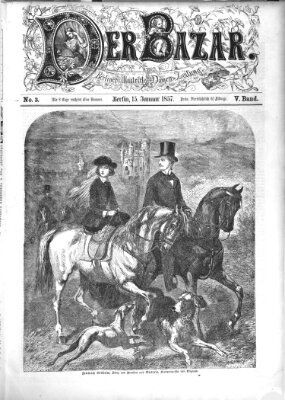 Der Bazar Donnerstag 15. Januar 1857