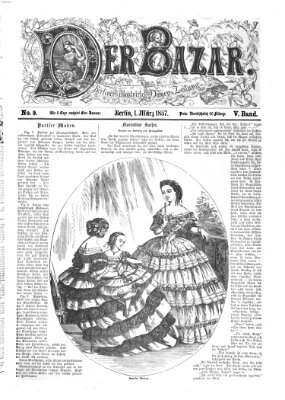 Der Bazar Sonntag 1. März 1857