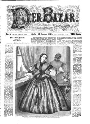 Der Bazar Sonntag 17. Januar 1858