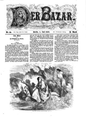 Der Bazar Donnerstag 1. Juli 1858