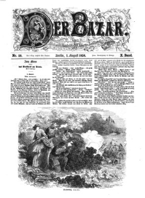 Der Bazar Sonntag 1. August 1858