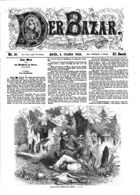 Der Bazar Freitag 1. Oktober 1858