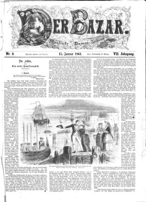 Der Bazar Dienstag 15. Januar 1861