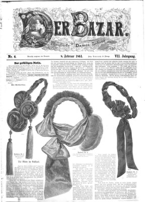 Der Bazar Freitag 8. Februar 1861