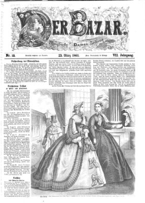 Der Bazar Samstag 23. März 1861