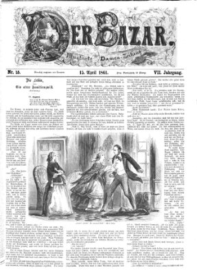 Der Bazar Montag 15. April 1861