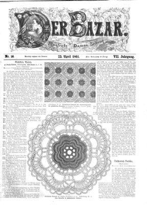 Der Bazar Dienstag 23. April 1861