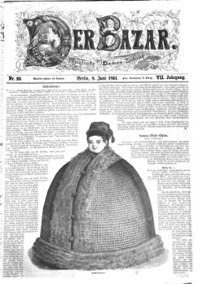 Der Bazar Samstag 8. Juni 1861