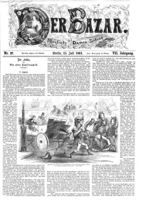 Der Bazar Montag 15. Juli 1861