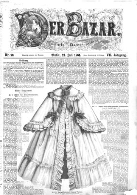 Der Bazar Dienstag 23. Juli 1861