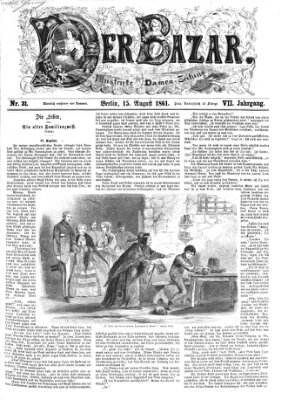 Der Bazar Donnerstag 15. August 1861