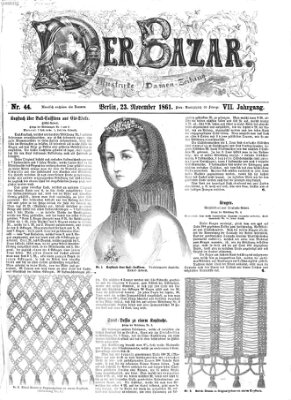 Der Bazar Samstag 23. November 1861