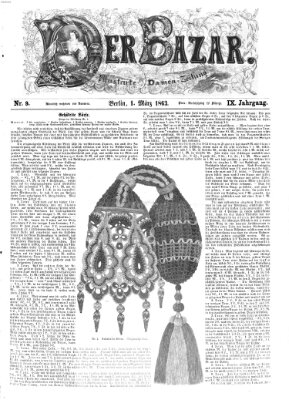 Der Bazar Sonntag 1. März 1863