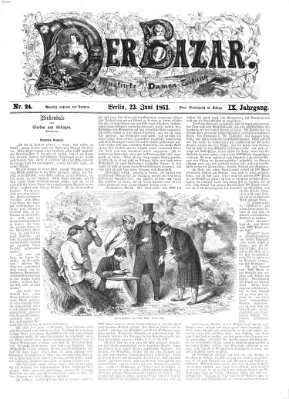 Der Bazar Dienstag 23. Juni 1863