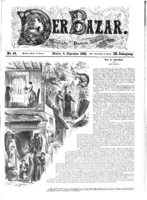 Der Bazar Sonntag 8. November 1863