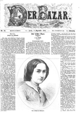 Der Bazar Donnerstag 8. September 1864