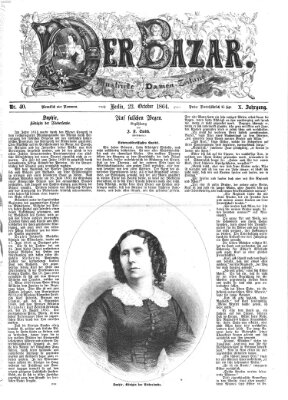 Der Bazar Sonntag 23. Oktober 1864