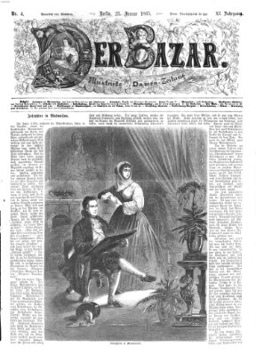 Der Bazar Montag 23. Januar 1865