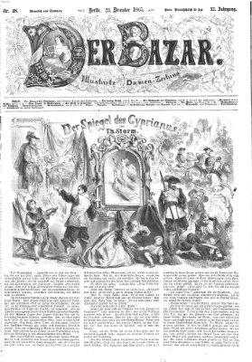 Der Bazar Samstag 23. Dezember 1865