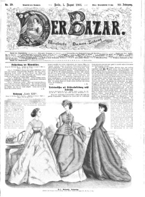 Der Bazar Mittwoch 1. August 1866