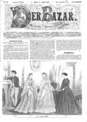 Der Bazar Montag 1. April 1867