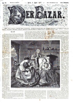 Der Bazar Montag 8. April 1867