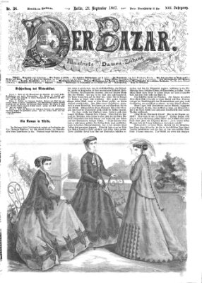 Der Bazar Montag 23. September 1867