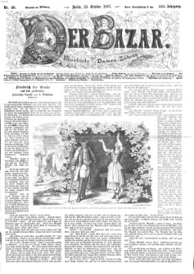 Der Bazar Mittwoch 23. Oktober 1867