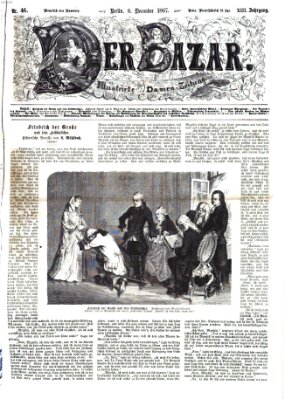 Der Bazar Sonntag 8. Dezember 1867