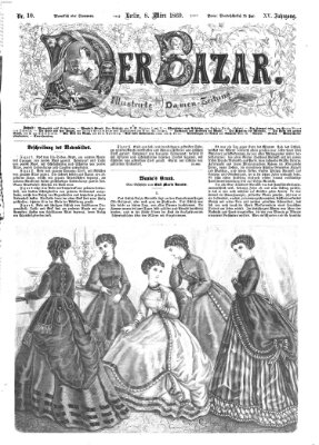 Der Bazar Montag 8. März 1869