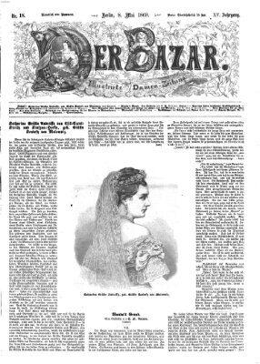 Der Bazar Samstag 8. Mai 1869