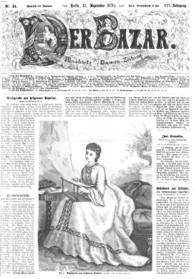 Der Bazar Donnerstag 15. September 1870