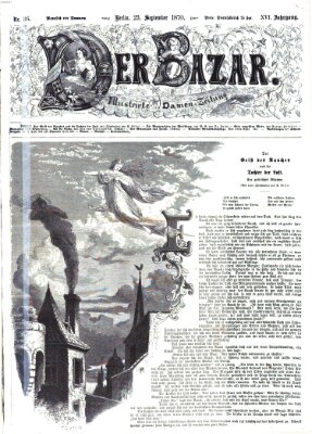 Der Bazar Freitag 23. September 1870