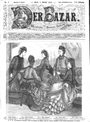 Der Bazar Samstag 1. Oktober 1870