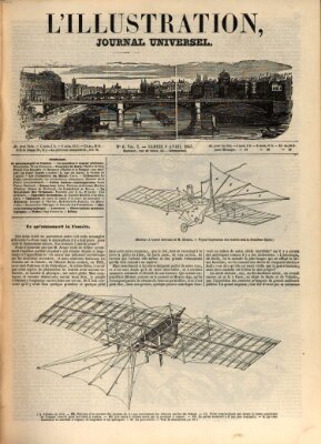 L' illustration Samstag 8. April 1843