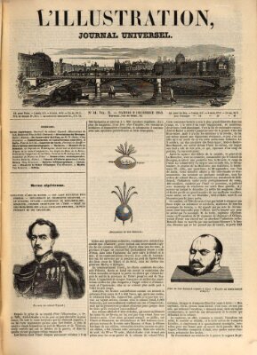 L' illustration Samstag 9. Dezember 1843