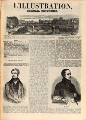 L' illustration Samstag 27. Januar 1844