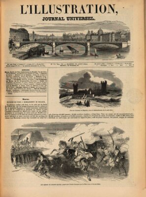 L' illustration Samstag 31. August 1844