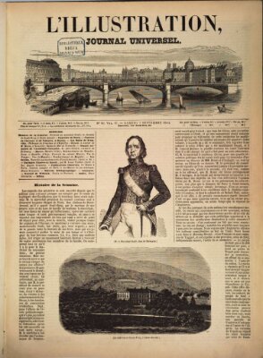 L' illustration Samstag 7. September 1844