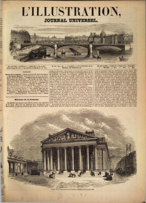 L' illustration Samstag 9. November 1844