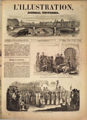 L' illustration Samstag 16. November 1844