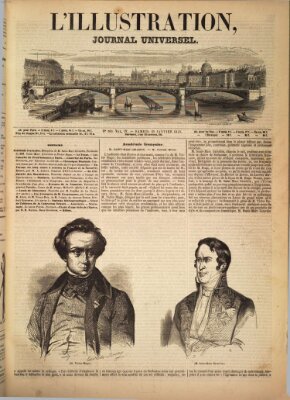 L' illustration Samstag 25. Januar 1845