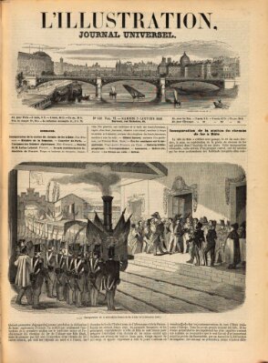 L' illustration Montag 5. Januar 1846