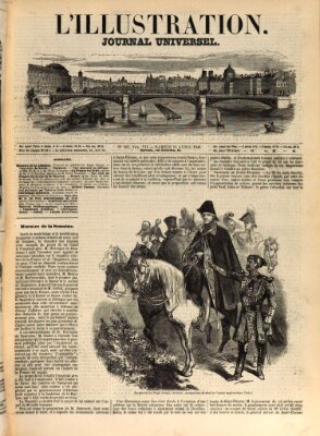 L' illustration Samstag 11. April 1846